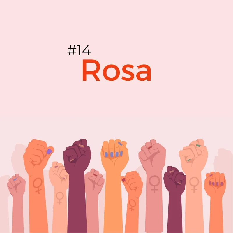 #14 RosaDieser weibliche Vorname trägt nicht nur eine schöne Bedeutung, nämlich Leidenschaft und Treue. Es ist auch der Name der Bürgerrechtlerin Rosa Parks (1913-2005). Sie setzte sich vor allem für die Gleichberechtigung der schwarzen Bevölkerung in den USA ein. Bekannt wurde Rosa, als sie sich entgegen der damals gängigen Rassentrennung auf den Platz für Weiße setzte und so einen Protest lostrat. Eine Powerfrau durch und durch.
