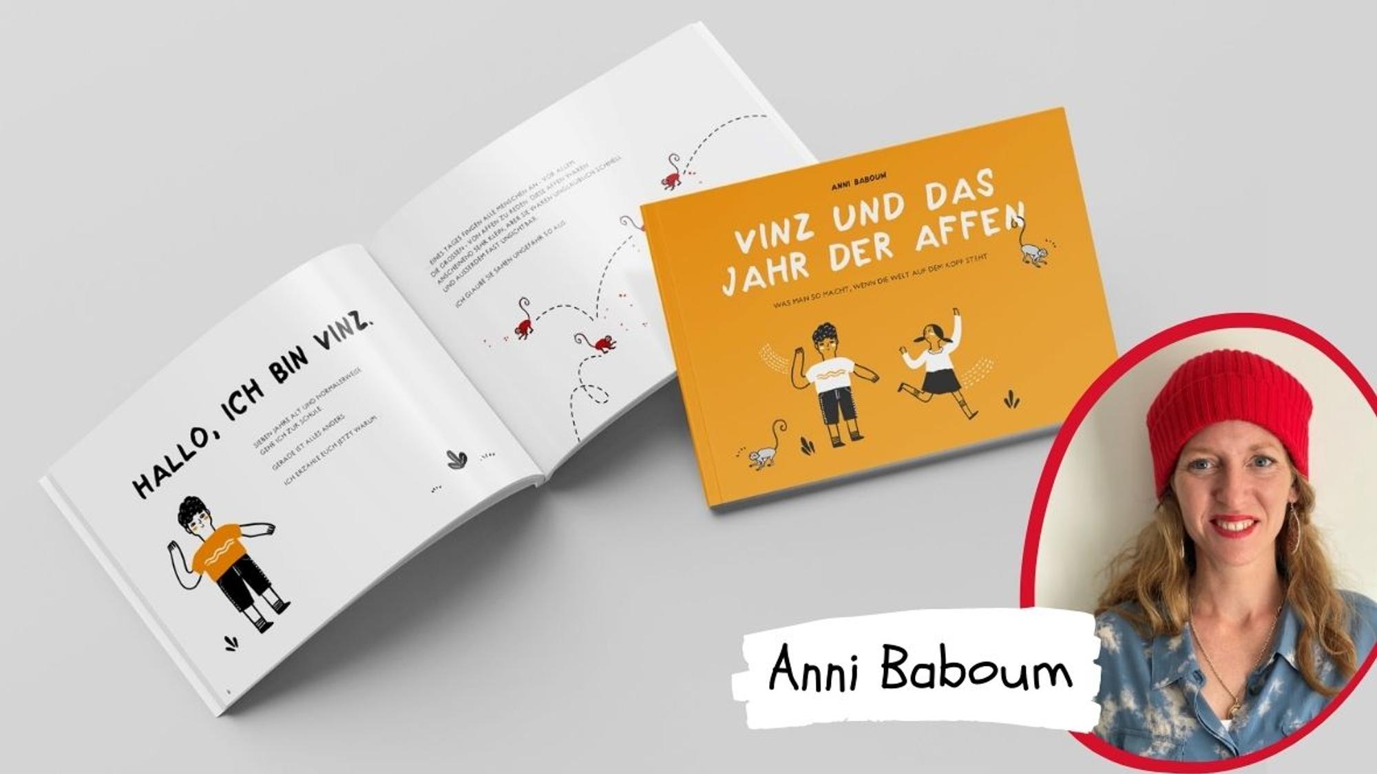 Buchcover: Vinz und das Jahr der Affen von Anni Baboum