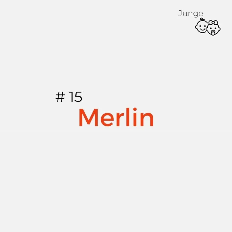 Englischer Vorname: Merlin