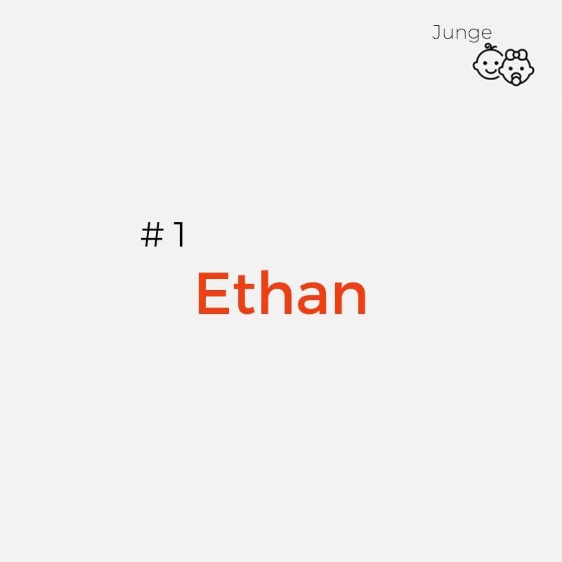 Englischer Jungenname: Ethan