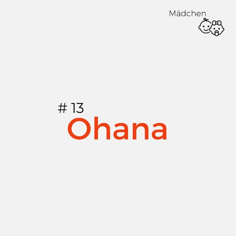 Hawaiianische Namen: Ohana