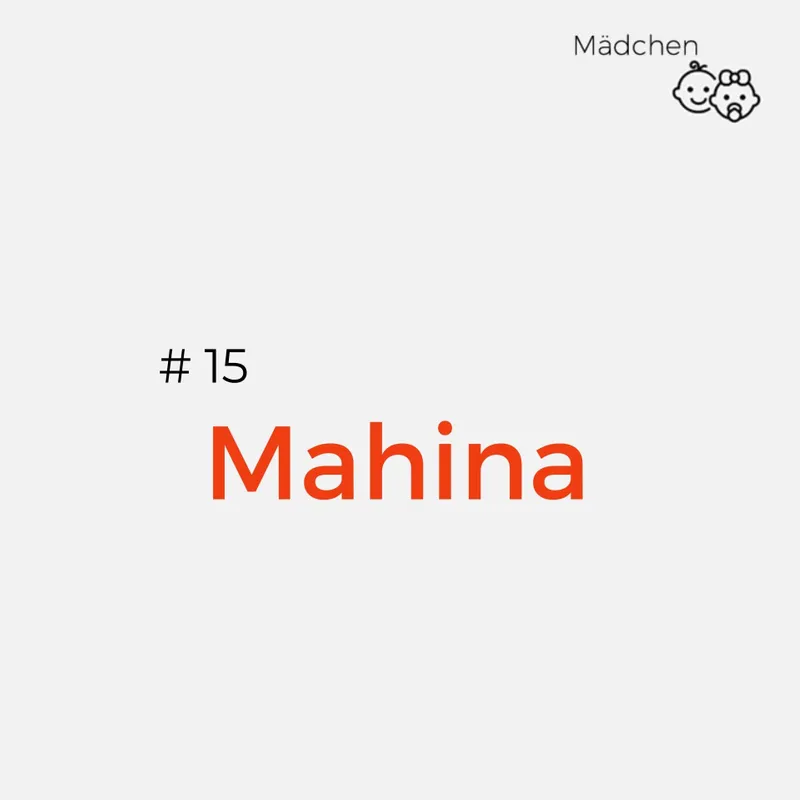 Hawaiianische Namen: Mahina