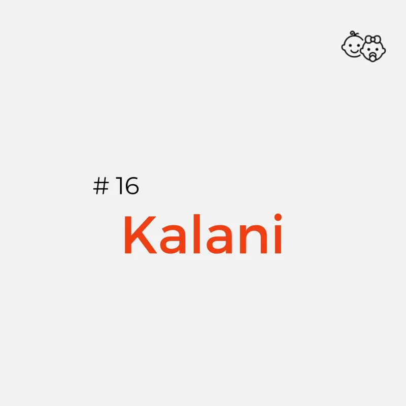 Hawaiianische Namen: Kalani