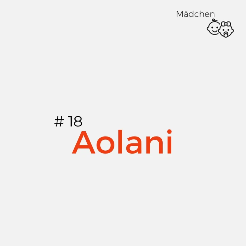 Hawaiianische Namen: Aolani