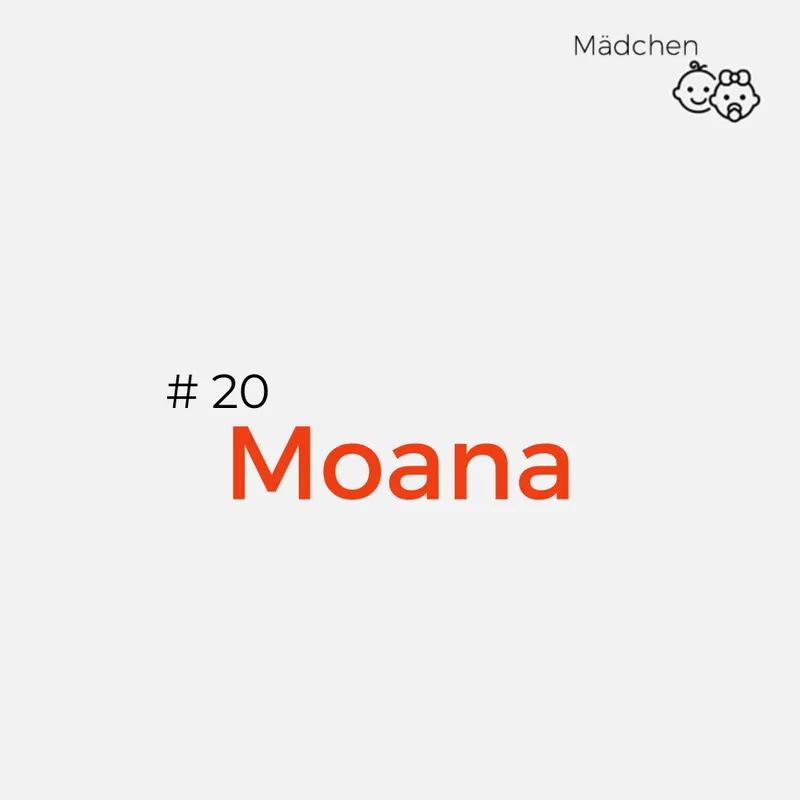 Hawaiianischer Name: Moana