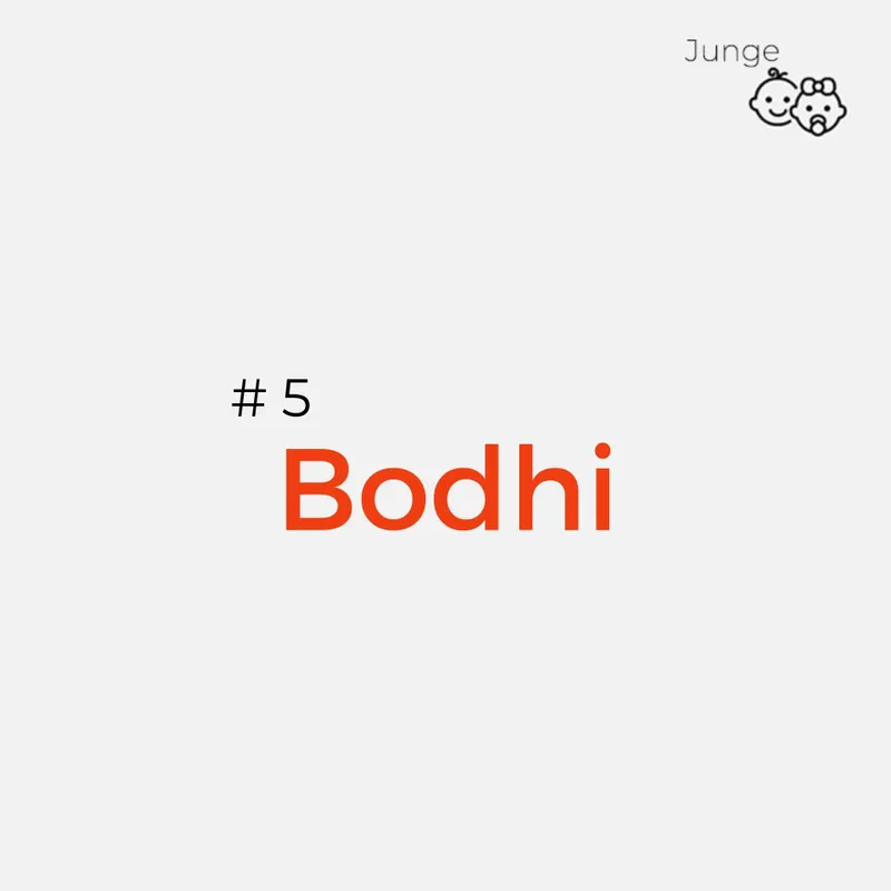 Indische Namen: Bodhi