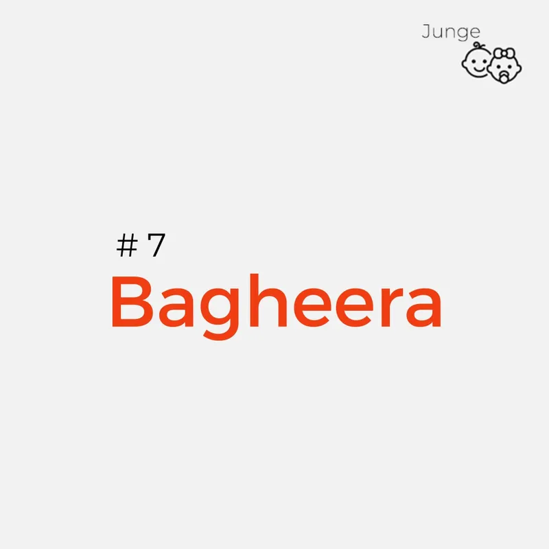 Indische Namen: Bagheera