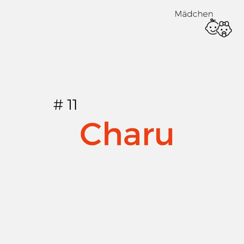 Indische Namen: Charu