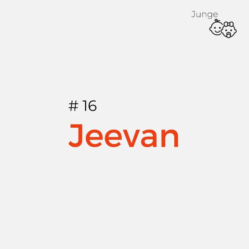 Indische Namen: Jeevan