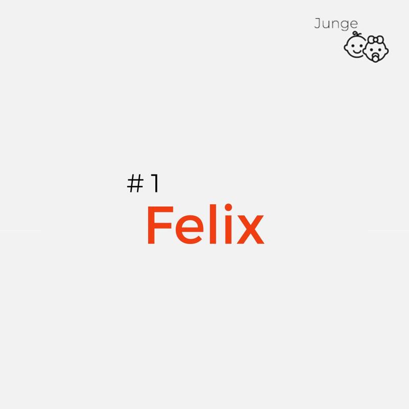 Lateinischer Name: Felix