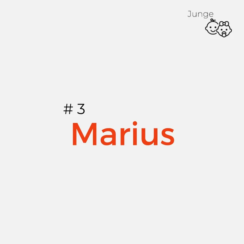 Lateinische Namen: Marius