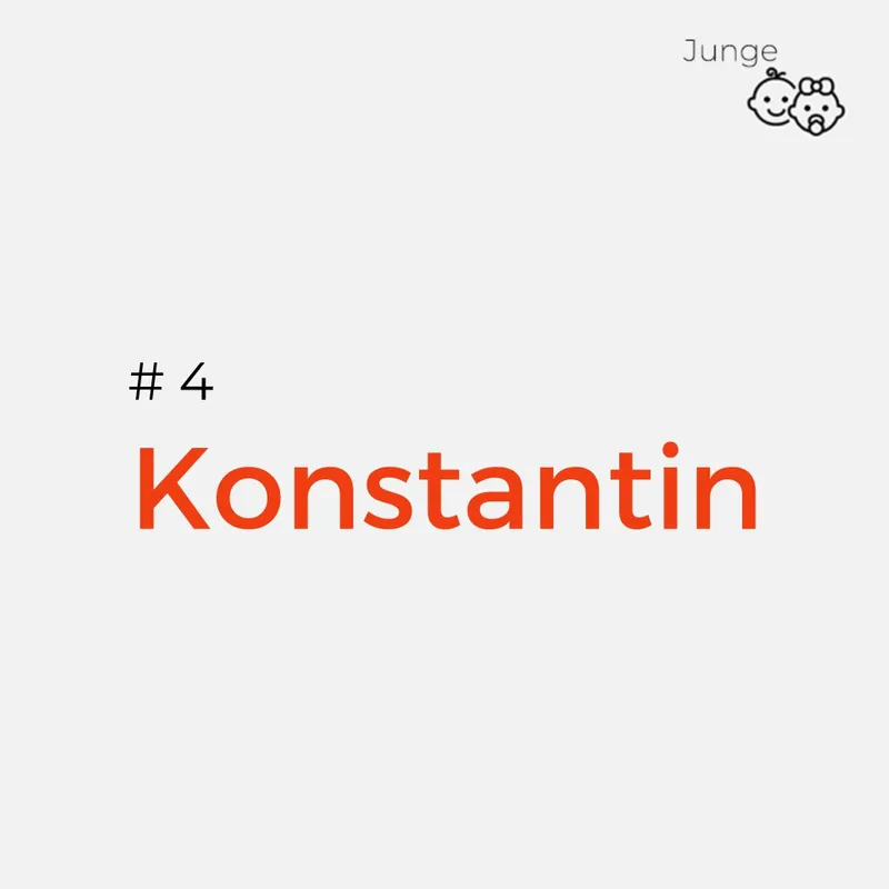Lateinische Namen: Konstantin