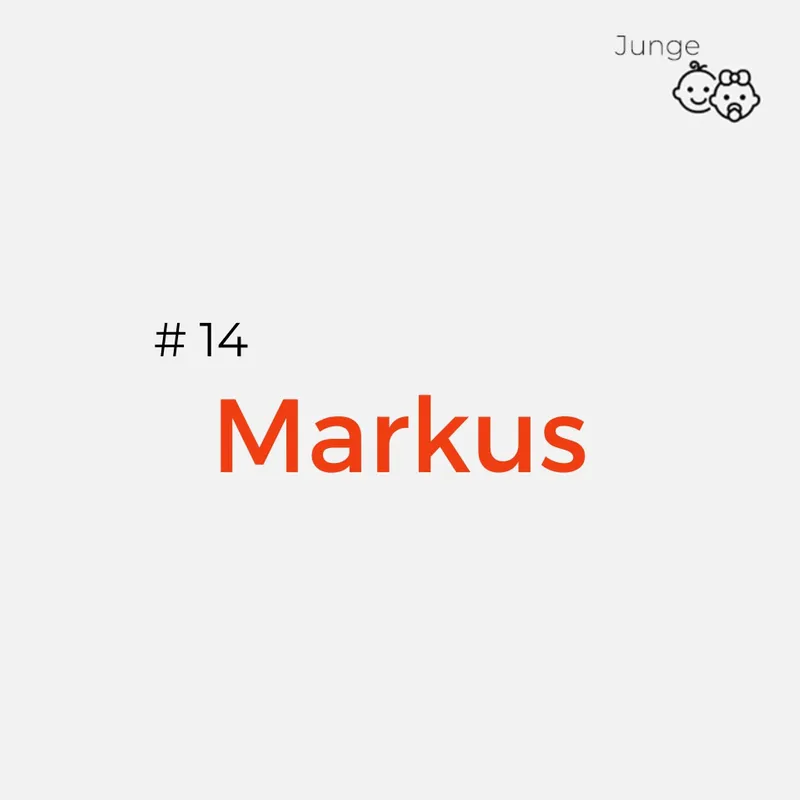 Lateinische Namen: Markus
