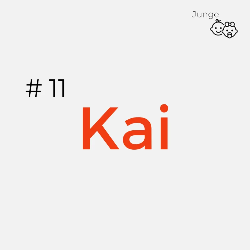 Jungennamen mit 3 Buchstaben: Kai