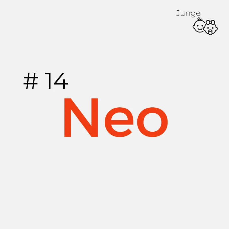 Jungennamen mit 3 Buchstaben: Neo