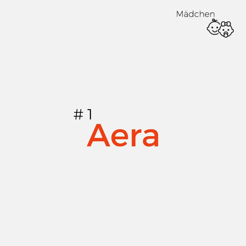 Koreanische Namen: Aera