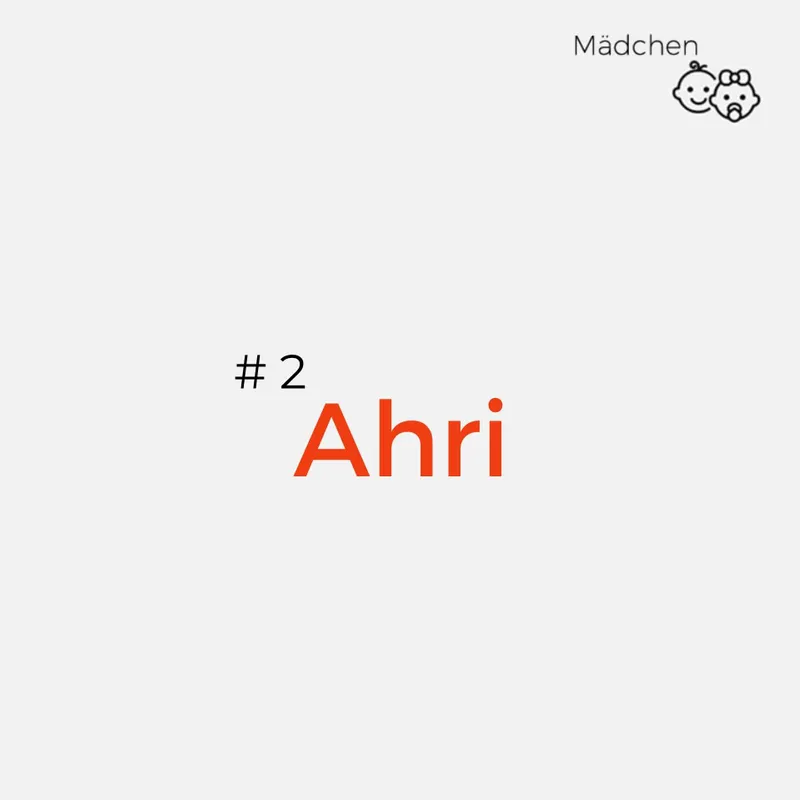 Koreanische Namen: Ahri