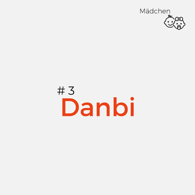 Koreanische Namen: Danbi
