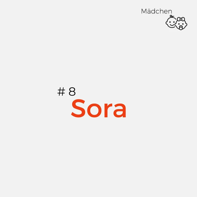 Koreanische Namen: Sora
