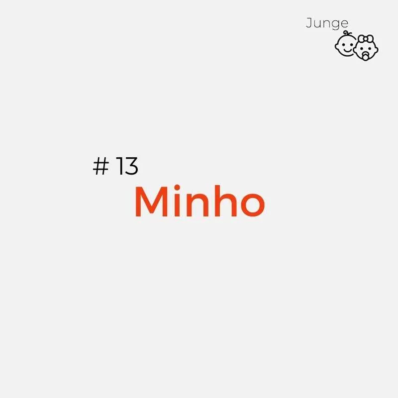 Koreanische Namen: Minho