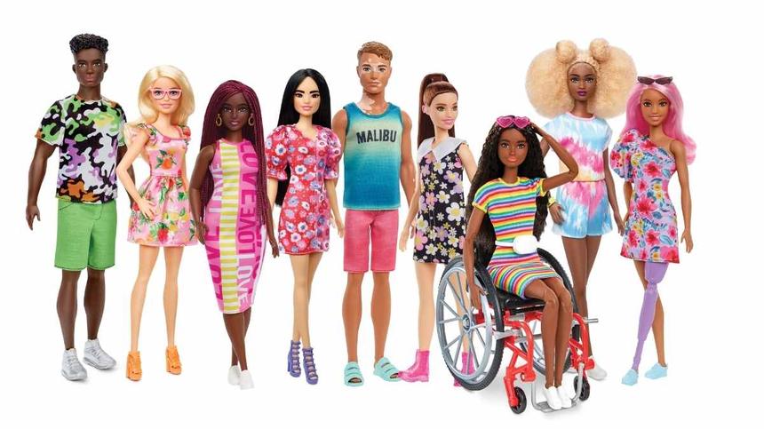 produktbild der neuen Barbie-Puppen