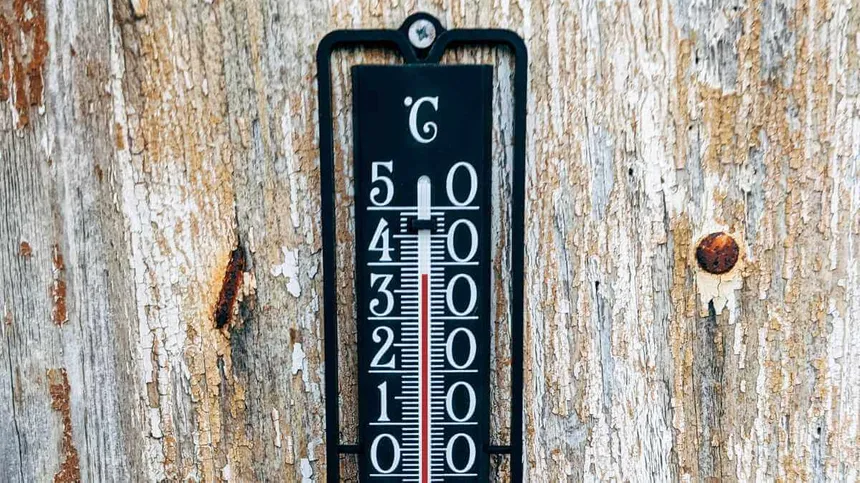 Thermometer mit über 30 Grad