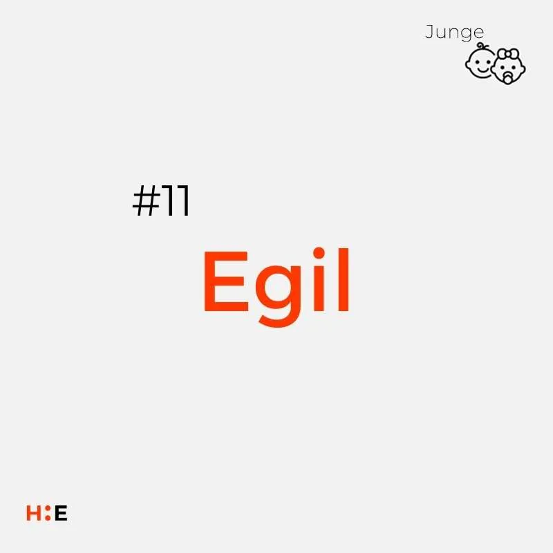 Egil: Wikingername für Jungen