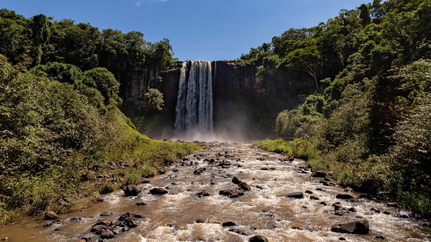 Wasserfall in Brasilien im Bundesstaat Mato Grosso